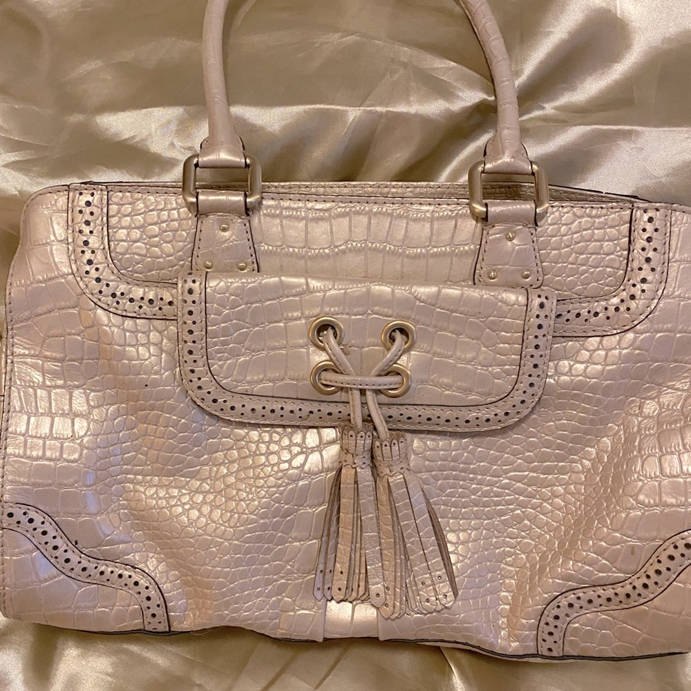Antonio Melani purse, M/L with ample pockets and brass hardware.